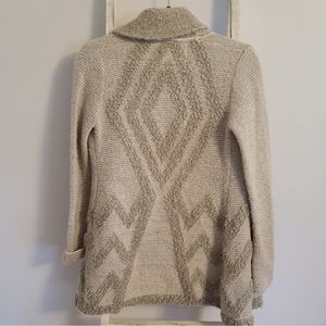 Anthropologie Angel of The North XS wool blend open front cardigan sweater